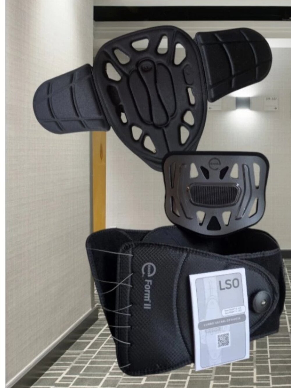Donjoy Enovis Exos Form II 637 Lumbar Back Brace (Size S/M) BOA Fit System